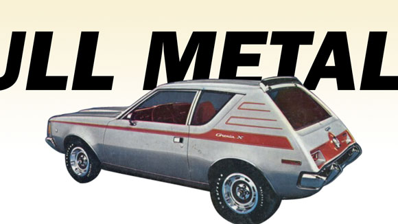 silver AMC Gremlin