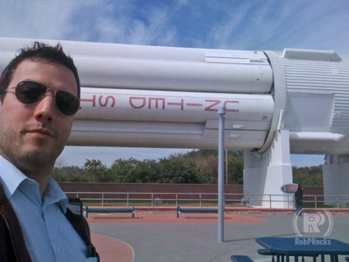 Me and a rocket