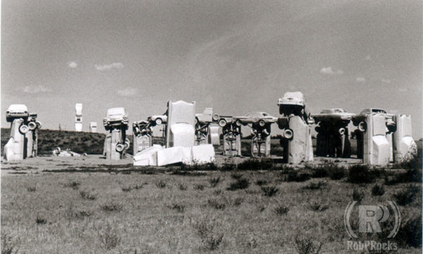 B&W Photo of Carhenge