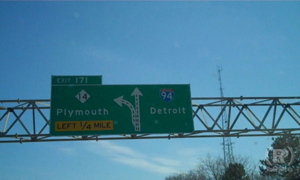 Detroit I-94 sign