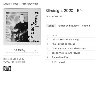 Screen cap of Blindsight 2020 on Apple Music